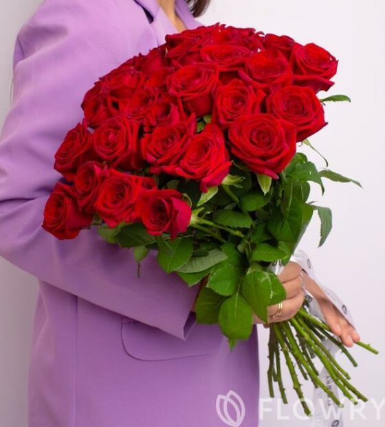 31 красная роза