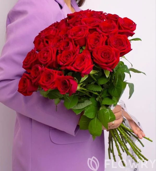 31 красная роза
