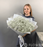букет из гипсофилы