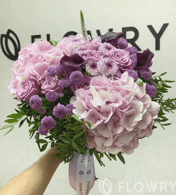 сборный букет цветов