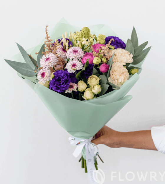 авторский букет цветов