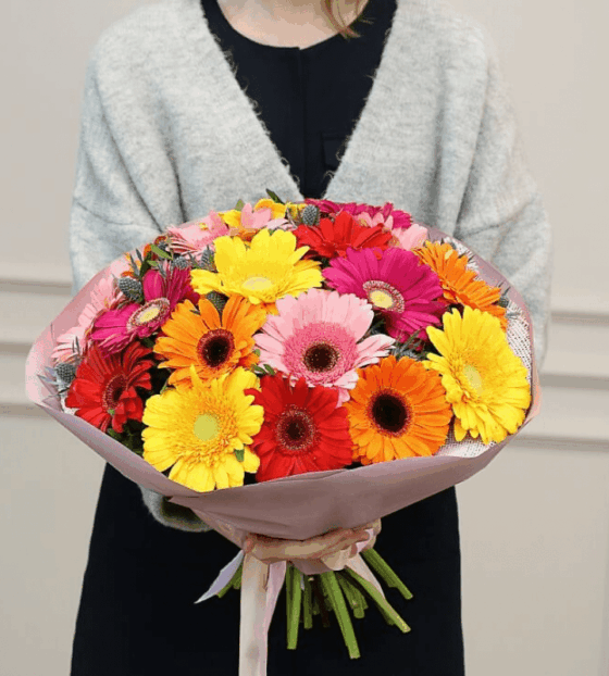 букет из гербер