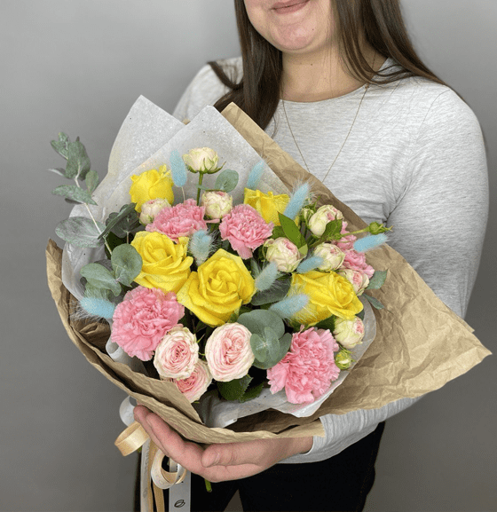 яркий букет