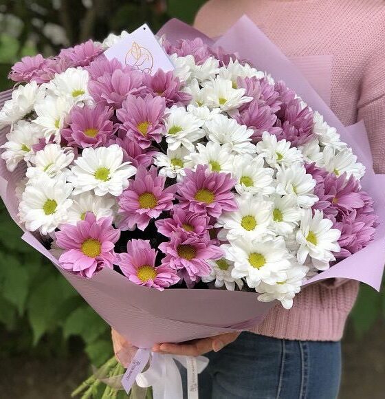 букет хризантем