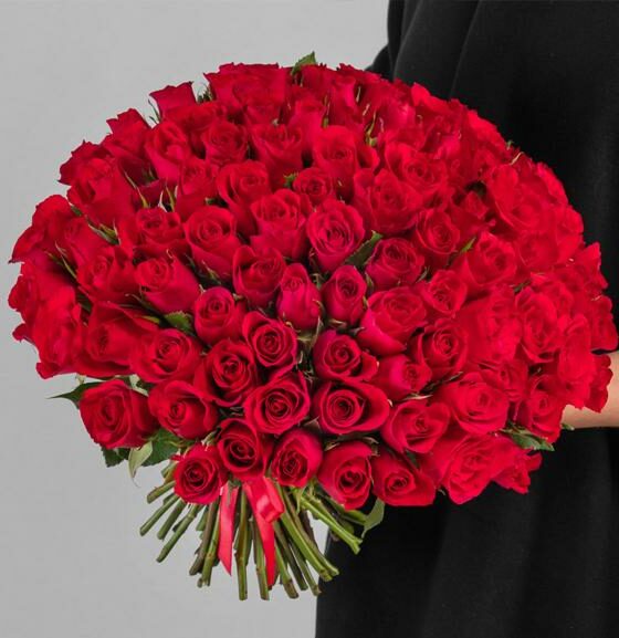 101 красная роза кения