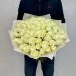 101 белая роза