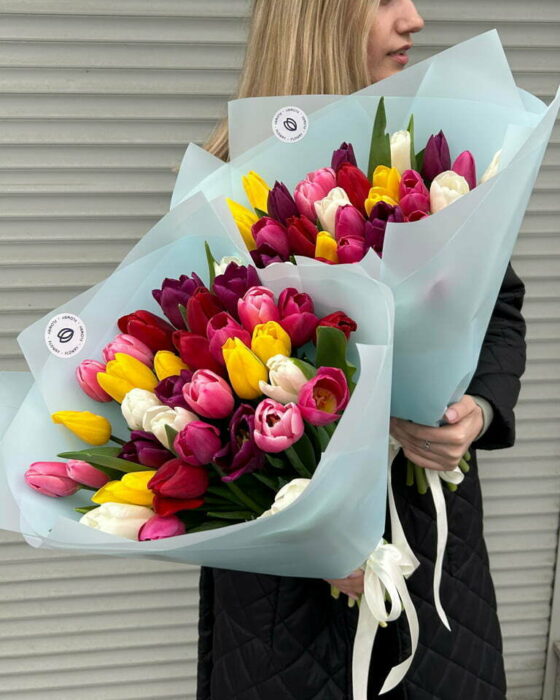 букет тюльпанов