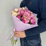 букет из кустовых роз