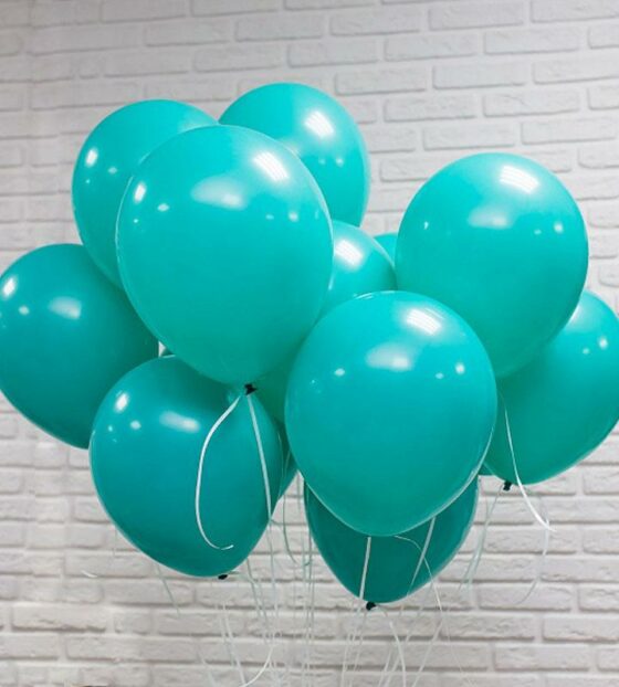 шарик с гелием мятный