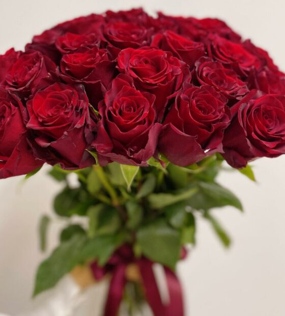 51 красная роза эквадор