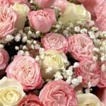 Букет из кустовых и одноголовых роз — изображение 6