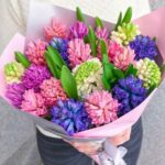 Букет из 21 гиацинта микс