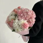 букет с гортензией