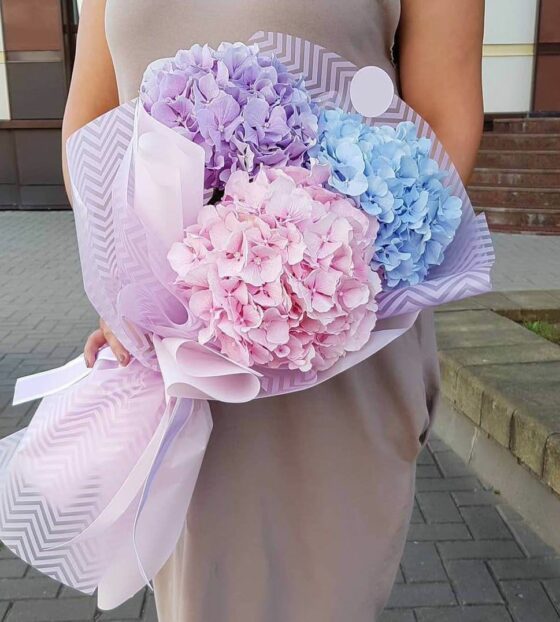 букет гортензии