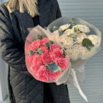 букет с диантусами