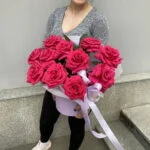 розы в коробке