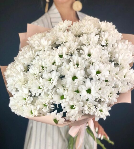 букет из хризантемы