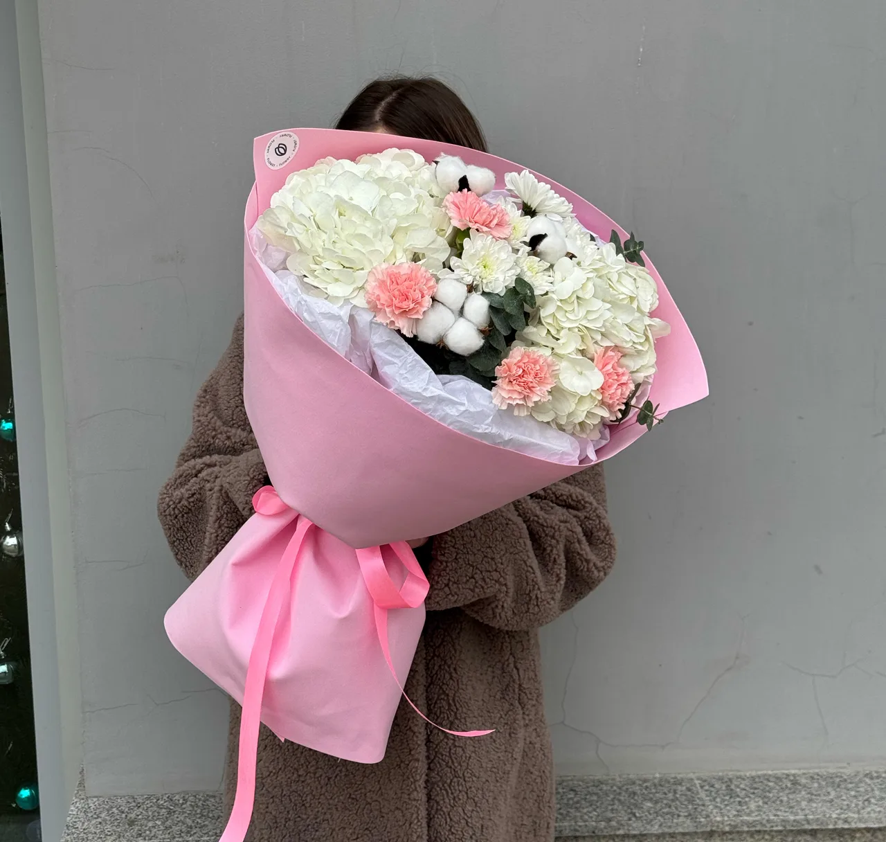 букет в розовых оттенках