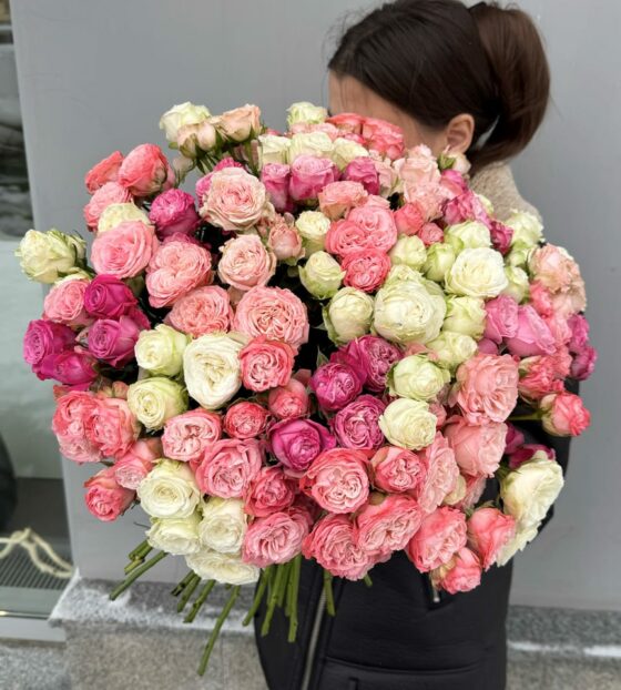 кустовые пионовидные розы