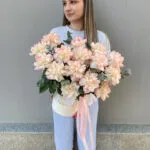 Французские розы в боксе
