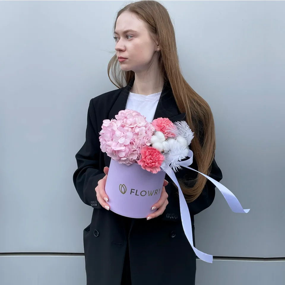 цветы в коробочке