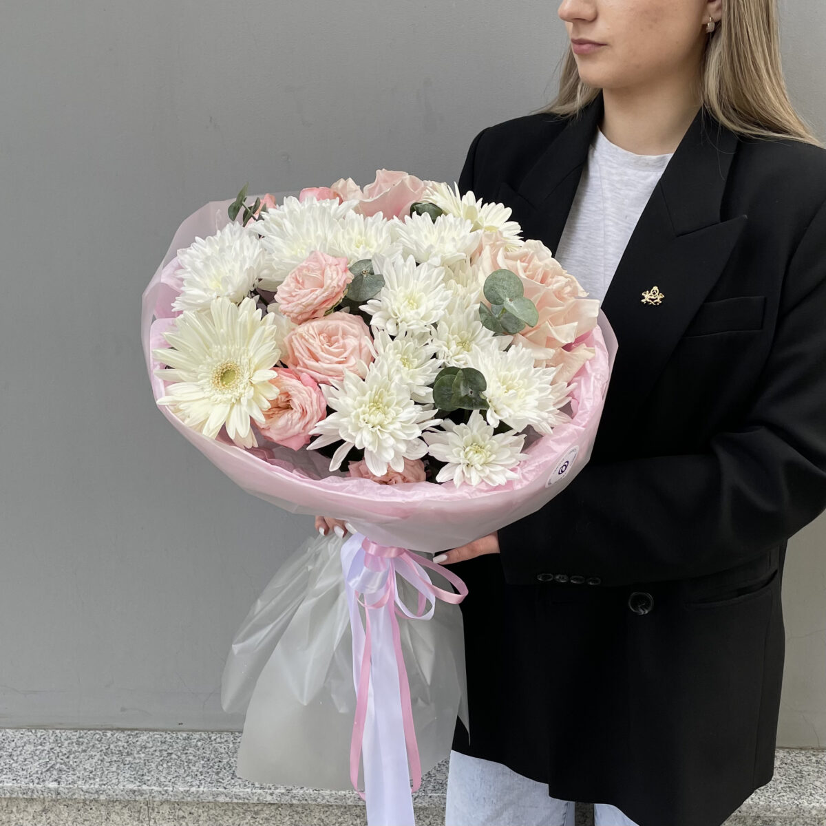 Букет круглой формы