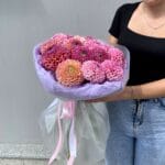 букет из георгинов