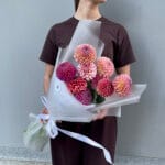 букет из георгин