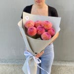 букет из георгин