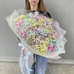 букет из гипсофилы