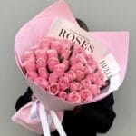 Букет из 51 нежно-розовой розы Celeb