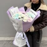 Букет из 9 нежных хризантем — изображение 2