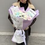 Букет из 9 нежных хризантем — изображение 3