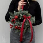 Ёлочный венок "Зимняя сказка" — изображение 2