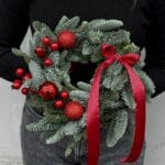 Ёлочный венок "Зимняя сказка" — изображение 3