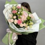 Авторский букет "Зеленое очарование"