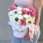 цветы в коробке